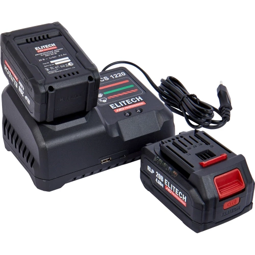Аккумуляторная ударная дрель Elitech CD 20ISL2 (20В, 2х4Ач, 60Нм, BL) HD 205723 фото 8