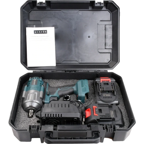 Аккумуляторный бесщеточный гайковерт Zitrek Crusher 20 PRO в кейсе, 20В, 800 Нм, 2x4.0Ач 085-1020 фото 11