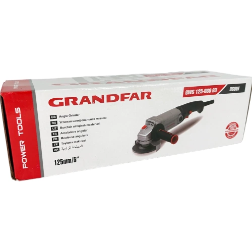 Угловая шлифмашина GRANDFAR GWS125-860G3 фото 7