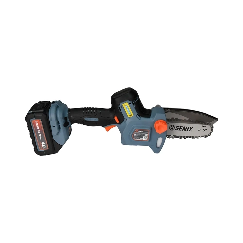 Мини-пила цепная аккумуляторная SENIX X2 20V, 12см, 1 акб, 1зу CSX2-M3-EU фото 8