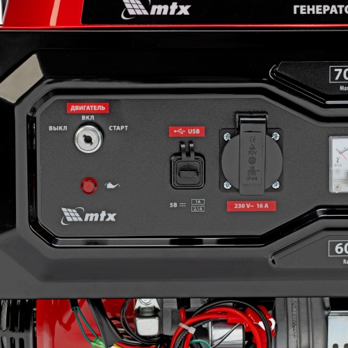 Генератор бензиновый RS-9000E, 7 кВт, 230В, электростартер MTX фото 12