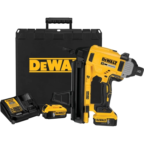 Аккумуляторный гвоздезабивной пистолет Dewalt DCN890N, 18 В, c 2 АКБ 5 Ач и ЗУ, в кейсе DCN890P2-QW