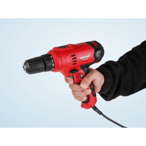 Дрель-шуруповерт WORTEX LX DR 1025 D в коробке, 400 Вт, 30 Нм, 2 скорости, БЗП 0.8-10 мм, шнур 4 м 1335878 фото 7