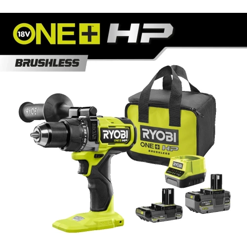 Дрель-шуруповерт Ryobi RPD18X-242S 18В, бесщеточная, ударная 5133005283 фото 5