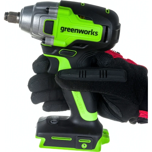 Ударный аккумуляторный гайковерт Greenworks GD24IW400 3802907 фото 9