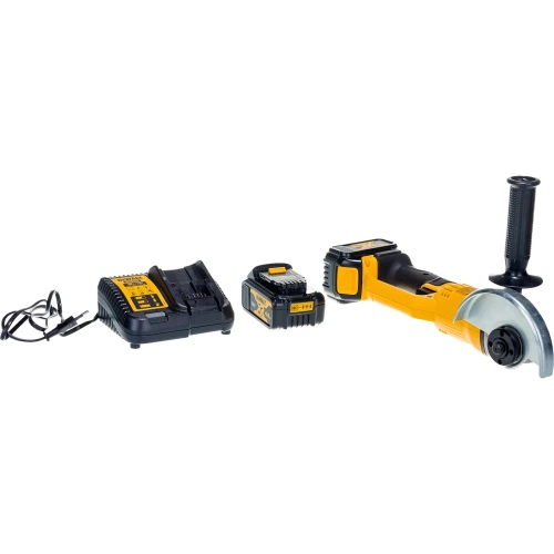 Угловая аккумуляторная шлифмашина DEWALT DCG 412 M2 фото 7