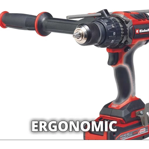 Дрель аккумуляторная ударная Einhell PXC TP-CD 18/120 Li-i BL, 18В, 120Нм, 2 акк. 5.2Ач+ЗУ230+ЗУ12+M-Case 4514310SETL фото 3