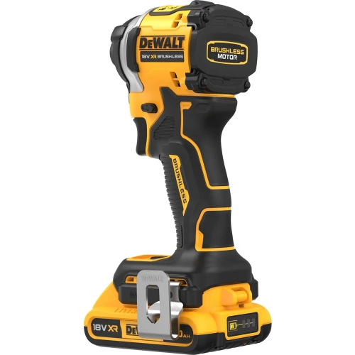 Аккумуляторный шуруповерт Dewalt DCF850D2T, 18 В, 206 Нм, 3800 уд/мин, с 2 АКБ 2 Ач и ЗУ, в кейсе TSTAK DCF850D2T-QW фото 7
