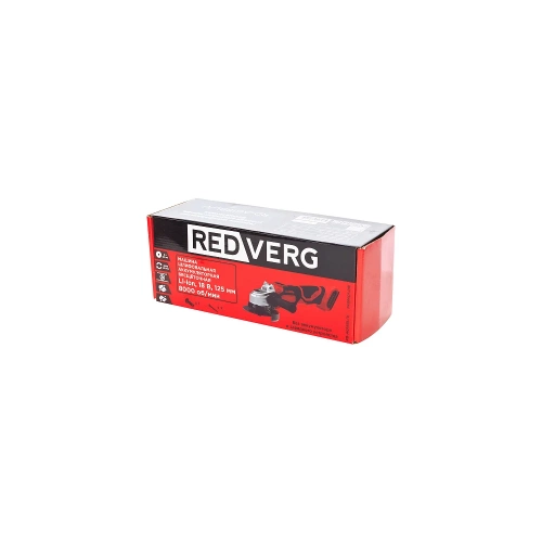 Шлифовальная угловая аккумуляторная бесщеточная машина REDVERG RD-AG18BL/U 6672877 фото 9
