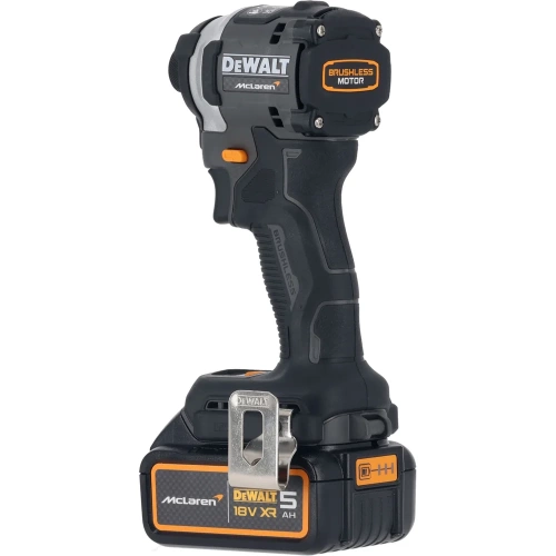 Шуруповерт Dewalt McLaren Limited Edition DCF85MP2T, 18 В, 205 Нм, 3800 уд/мин, с 2 АКБ 5 Ач и ЗУ, в кейсе TSTAK DCF85MP2T-QW фото 7