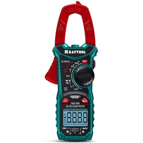 Цифровые токовые клещи KRAFTOOL KC-300DC 59830