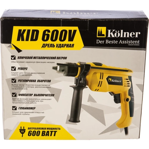Ударная дрель Kolner KID 600V 8030100326 фото 6