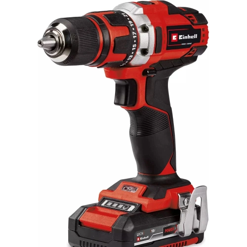 Дрель аккумуляторная Einhell PXC TE-CD 18/40-1 Li, 18В,40Нм,патрон 13мм,2x2,0Ач,кейс 4514228 фото 4