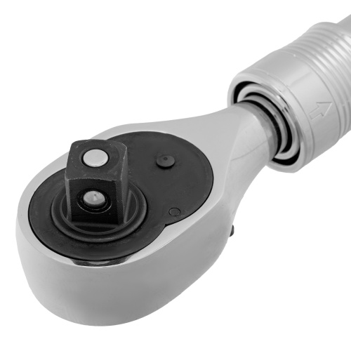 Ключ-трещотка телескопический 1/2", 305-445 мм, CrV, 72 зуба, с быстрым сбросом, хром Gross фото 7