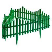 Забор декоративный "Гибкий", 24 х 300 см, зеленый, Palisad