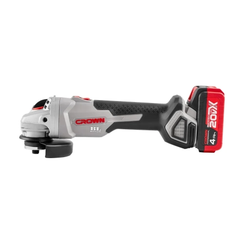 Аккумуляторная углошлифовальная машина CROWN CT23001-125HX-4 BMC фото 4