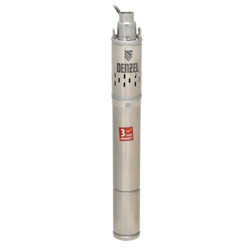 Скважинный насос DWS-3-75, винтовой, диаметр 3", 500 Вт, 1600 л/ч, напор 75 м Denzel