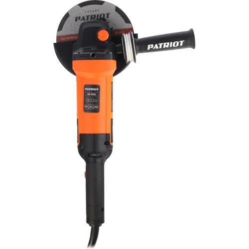 Машина углошлифовальная Patriot Expert AG 150E 1300Вт, диск 150мм, 3000-9000об/мин, регулировка скорости, поддержка оборотов, плавный пуск, защита от повторного вк 110301157 фото 6