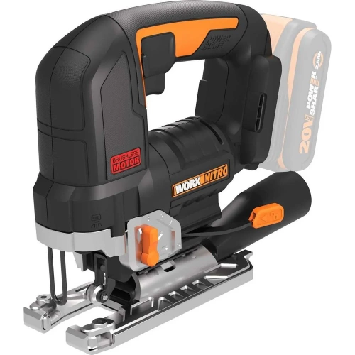 Аккумуляторный бесщеточный лобзик WORX 20 В, без акб и зу WX542.9