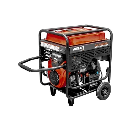 Бензиновый однофазный генератор 13кВт ATLET SC15000-I фото 6