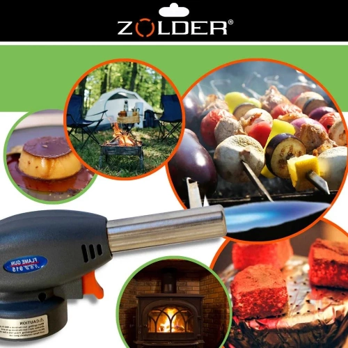 Газовая горелка ZOLDER с пьезоподжигом, с регулировкой на баллон ЭК000143600 фото 6