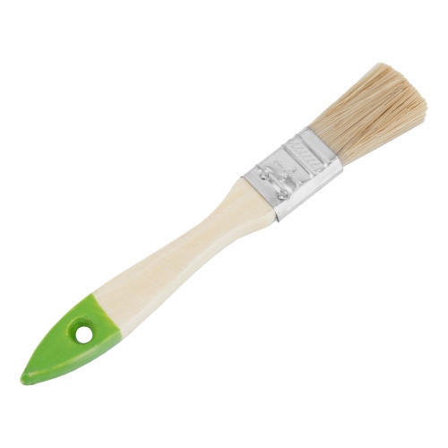 Кисть плоская 20 мм, натуральная щетина, деревянная ручка Сибртех фото 2 Кисть плоская 20 мм, натуральная щетина, деревянная ручка Сибртех фото 2