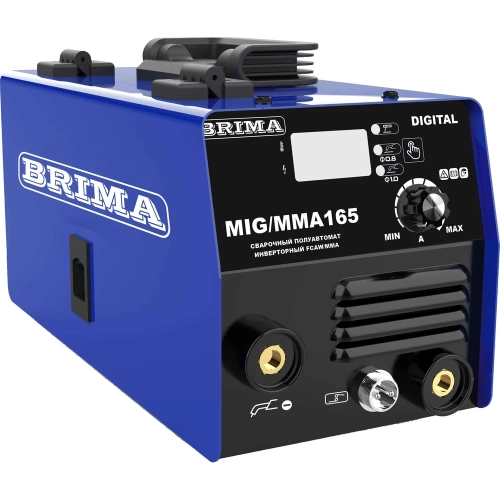 Сварочный полуавтомат Brima MIG/ММА 165 Digital с катушкой флюсовой проволоки 220В НП000001035 фото 5