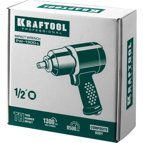 Ударный пневматический гайковерт KRAFTOOL PW-1300c, 1/2" 1300 Нм 64205 фото 8