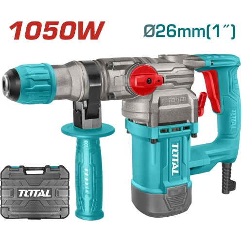 Сетевой перфоратор SDS-plus TOTAL 1050 Вт, 4.5 Дж TH110266 фото 3