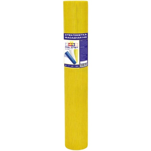 Сетка фасадная Polinet 5035 5х5 мм 1х50 м 145 гр/м2