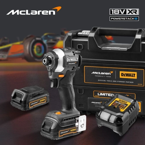 Шуруповерт Dewalt McLaren Limited Edition DCF85ME2GT, 18 В, 205 Нм, с 2 АКБ 1.7 Ач и ЗУ, в кейсе TSTAK DCF85ME2GT-QW фото 11