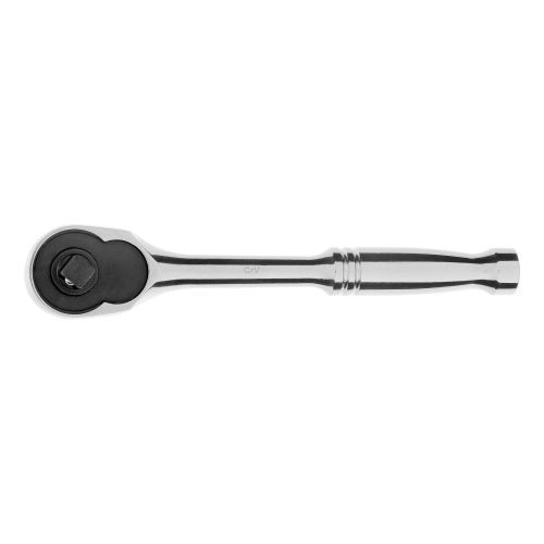Ключ-трещотка 1/4", CrV, 120 зубьев, цельнометаллический, хром Gross фото 4