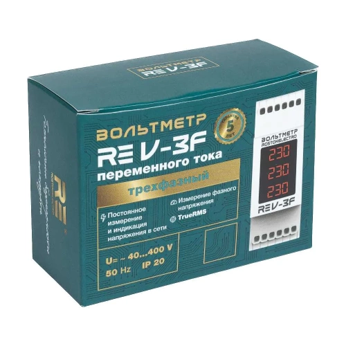 Вольтметр трехфазный ROSTOKELECTRO RE V-3F 46-435 фото 5