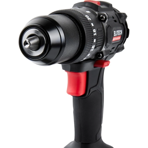 Аккумуляторная ударная дрель Elitech CD 20ISL2 (20В, 2х2Ач, 60Нм, BL) HD 205722 фото 6