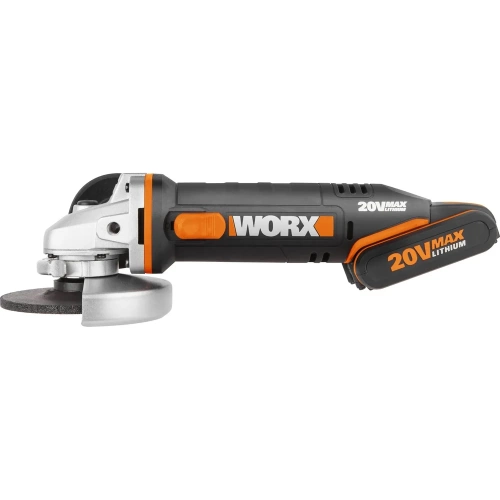 Аккумуляторная угловая шлифмашина WORX кейс WX800 фото 7