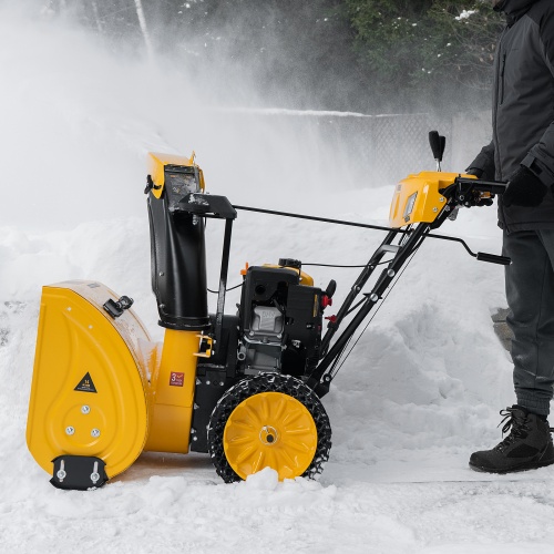 Бензиновая снегоуборочная машина SBM 610S PRO, 212 cc, электростартер, фара, обогрев Denzel фото 34
