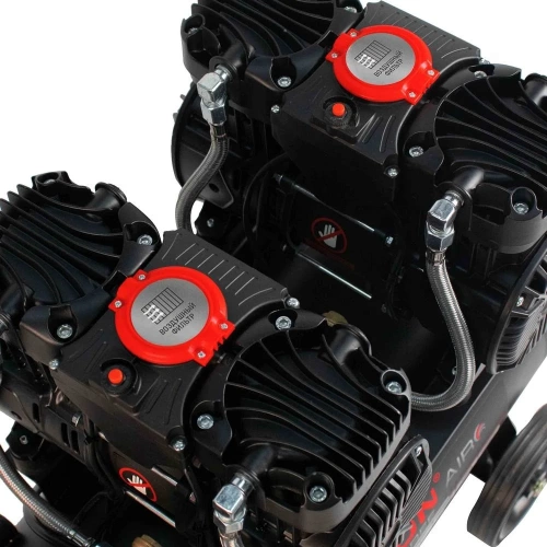 Компрессор VERTON air ac-50/480 230 В, 50 Гц, безмасляный, 480 л/м, 50 л, 8 б, 4 кВт, 2850 об/мин, рапид/быстросъем 01.14019.13925 фото 10