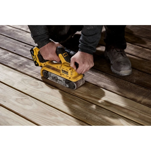 Аккумуляторная ленточная шлифмашина Dewalt DCW220N, 18 В, 320 м/мин, без АКБ и ЗУ DCW220N-XJ фото 9