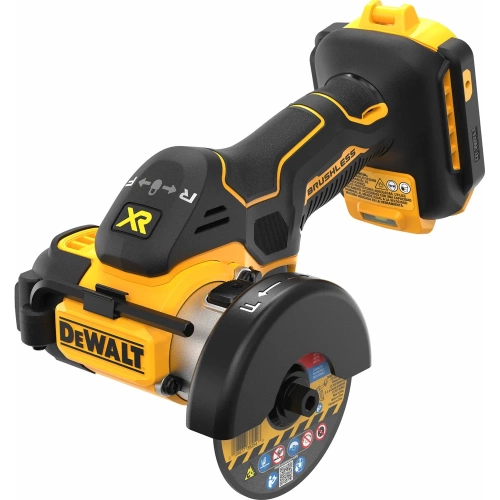 Аккумуляторная отрезная машина Dewalt DCS438E2T, 18 В, 76 мм, 20000 об/мин, с 2 АКБ 1.7 Ач и ЗУ, в кейсе TSTAK DCS438E2T-QW фото 3