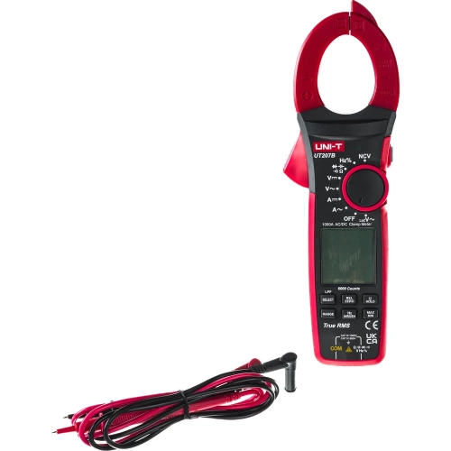Токоизмерительные цифровые клещи UNI-T UT207B TrueRMS, AC/DC, 1000A, 00-0004256 фото 6