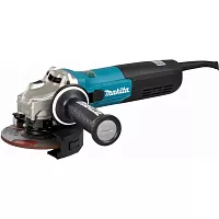 Углошлифовальная машина Makita 125 мм, 1900 Вт, 11500 об, SJSII, AFT, плавный пуск, поддержание оборотов под нагрузкой GA5092X01
