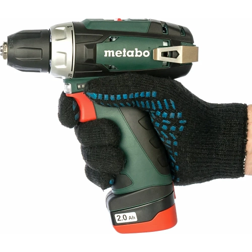 Аккумуляторная дрель Metabo PowerMaxx BS 12 В, 1х2.0, патрон, сумка 600079500 фото 8