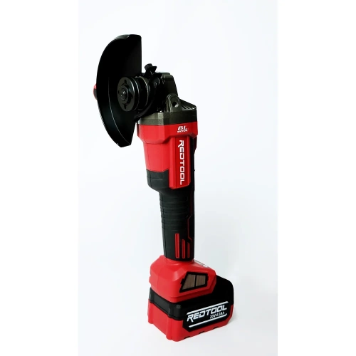 Машина шлифовальная угловая аккумуляторная REDTOOL BG-1197 20В, 125 мм c регулировкой оборотов RT 1197 фото 10