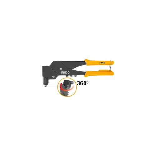 Поворотный заклепочник INGCO 260мм 2.4-3.2- 4- 4.8мм, 360 INDUSTRIAL SHHR106
