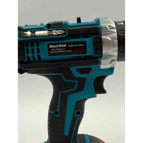 Дрель-шуруповерт BlackWeld аккумуляторная DZ04-2B 21V 2.0Ah 150154 фото 8