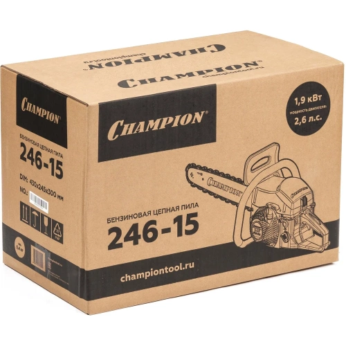 Бензопила Champion 246-15 фото 11