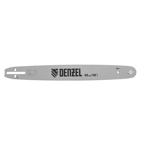 Шина для бензопилы DGS-5218, длина 45 см (18"), шаг 0.325", паз 1.5 мм, 72 звена Denzel фото 2