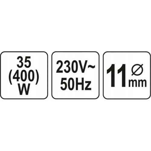 Пистолет термоклеящий YATO 11мм 35(400)Вт YT-82401 370282401 092 1 фото 4
