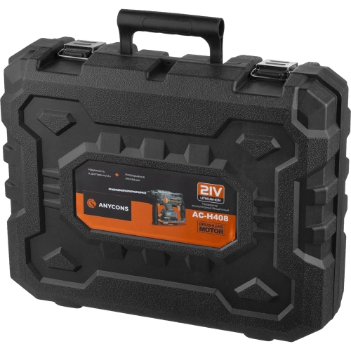 Бесщеточный перфоратор Anycons AC-H408 SDS+, 2 Дж, 21В, 1 акб, AC-H4081 5345431 фото 9