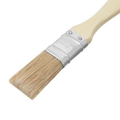 Кисть плоская "Евро" 1", натуральная щетина, деревянная ручка MTX фото 3 Кисть плоская "Евро" 1", натуральная щетина, деревянная ручка MTX фото 3